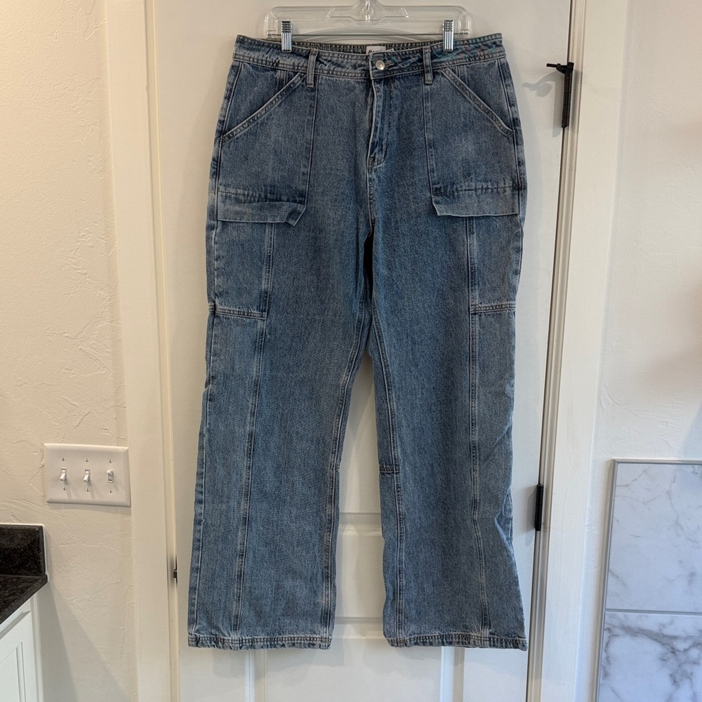 Princess Polly | Wide Leg Jeans| Size:12